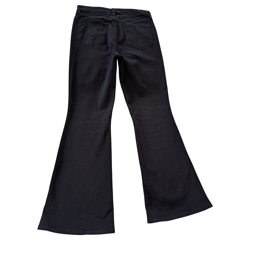 L'AGENCE SERA NWOT High Rise Bootcut Jeans Saturated‎ Black 30x30 Flare USA $298 - Picture 3 of 12